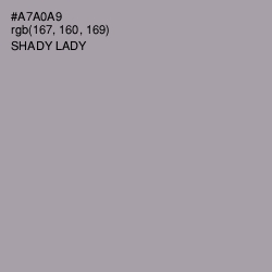 #A7A0A9 - Shady Lady Color Image